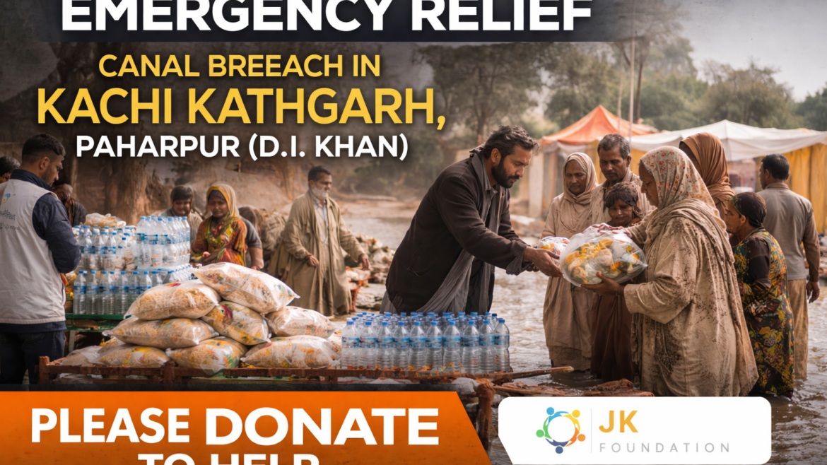 JK Foundation Emergency Relief in Paharpur (D. I. Khan)